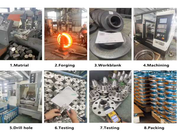 Production Process of Forged Flange