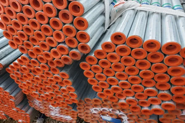 galvanized steel pipe piles