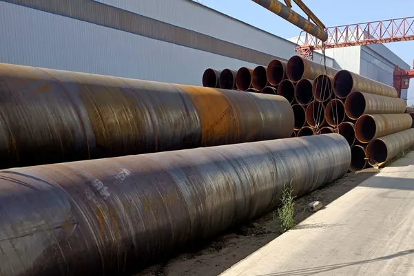 Spiral welded pipe