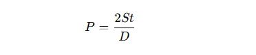 Basic Calculation Formula for Seamless Pipe Pressure