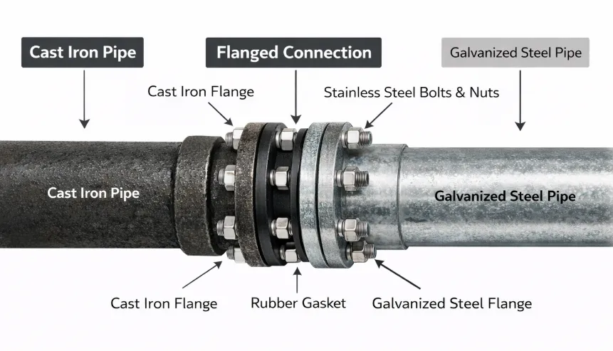 Flange connection