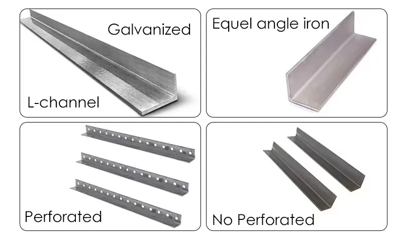Types of Angle Steel