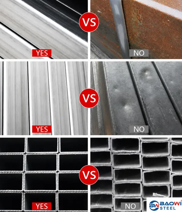 rectangular tubes