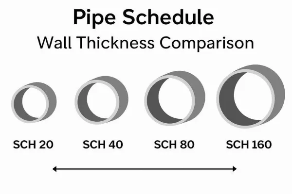 Schedule 40 vs Schedule 160 Wall Thickness