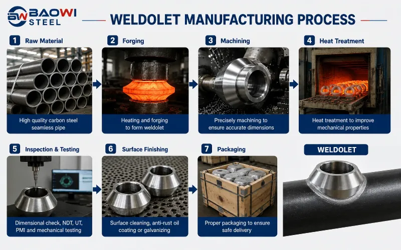 Weldolet Manufacturing Process